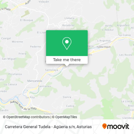 Carretera General Tudela - Agüeria s / n map
