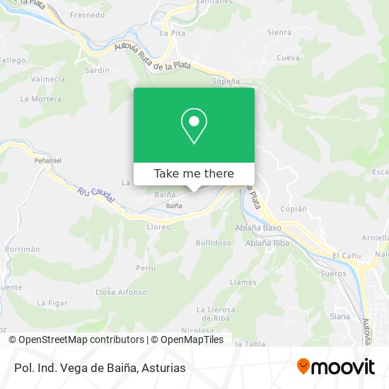 Pol. Ind. Vega de Baiña map