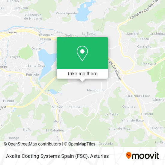 Axalta Coating Systems Spain (FSC) map
