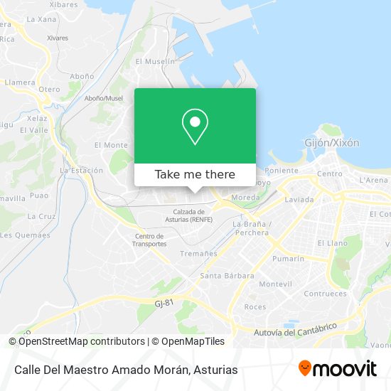 Calle Del Maestro Amado Morán map