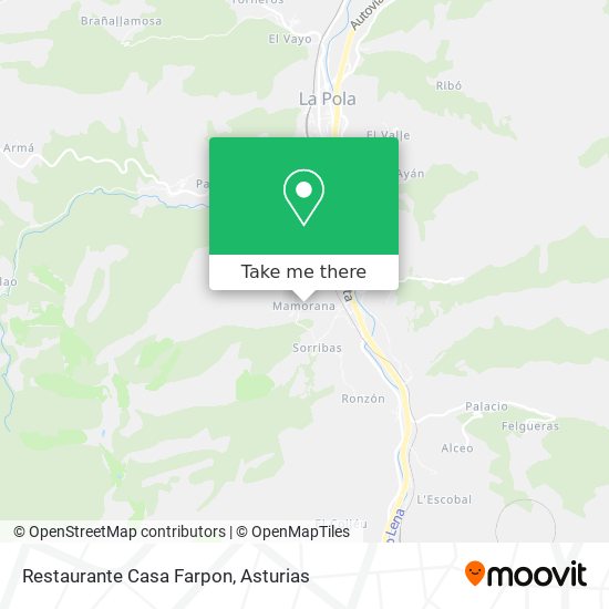 Restaurante Casa Farpon map