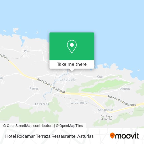 mapa Hotel Rocamar Terraza Restaurante