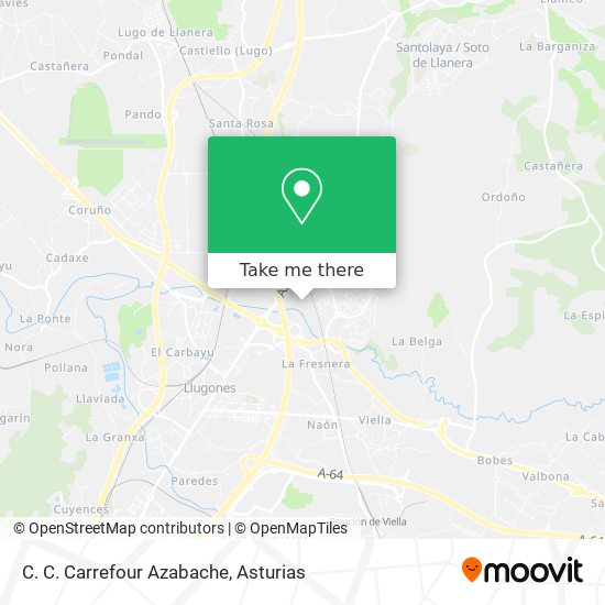 C. C. Carrefour Azabache map