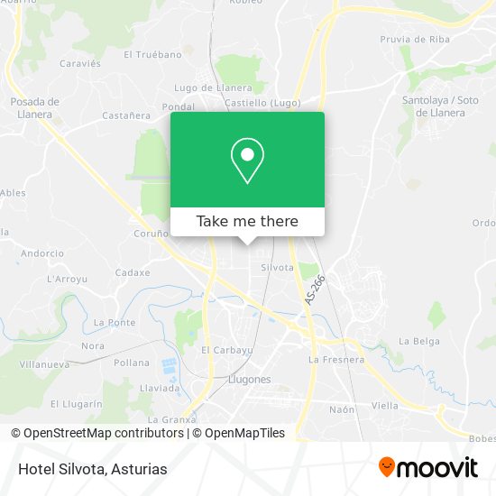 Hotel Silvota map