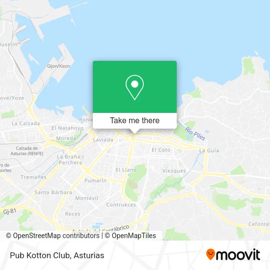 Pub Kotton Club map