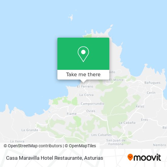 Casa Maravilla Hotel Restaurante map