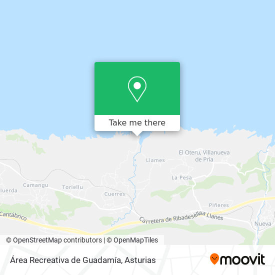 Área Recreativa de Guadamía map