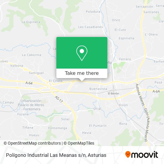 Polígono Industrial Las Meanas s / n map