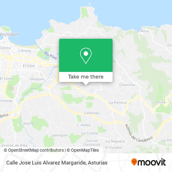 Calle Jose Luis Alvarez Margaride map