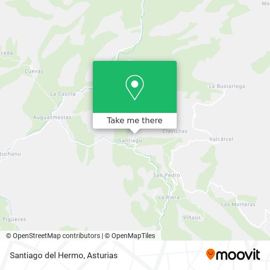 Santiago del Hermo map