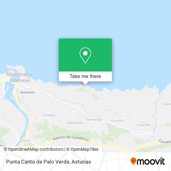 Punta Canto de Palo Verde map