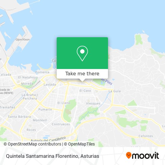 Quintela Santamarina Florentino map