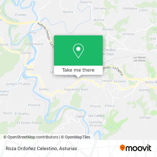 Roza Ordoñez Celestino map