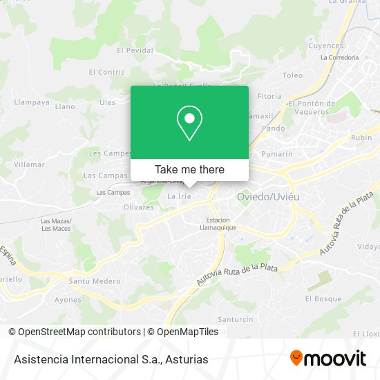 Asistencia Internacional S.a. map