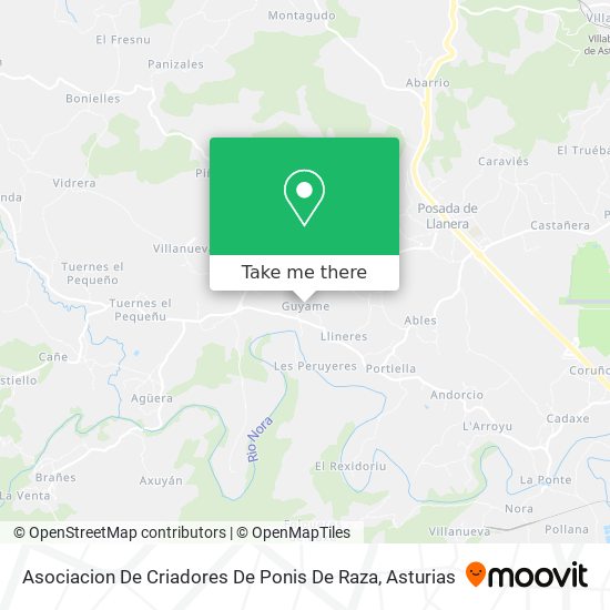 Asociacion De Criadores De Ponis De Raza map
