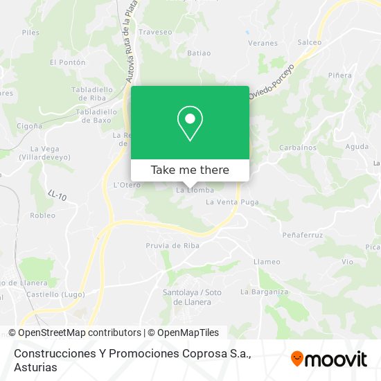 Construcciones Y Promociones Coprosa S.a. map