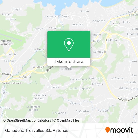 Ganaderia Tresvalles S.l. map