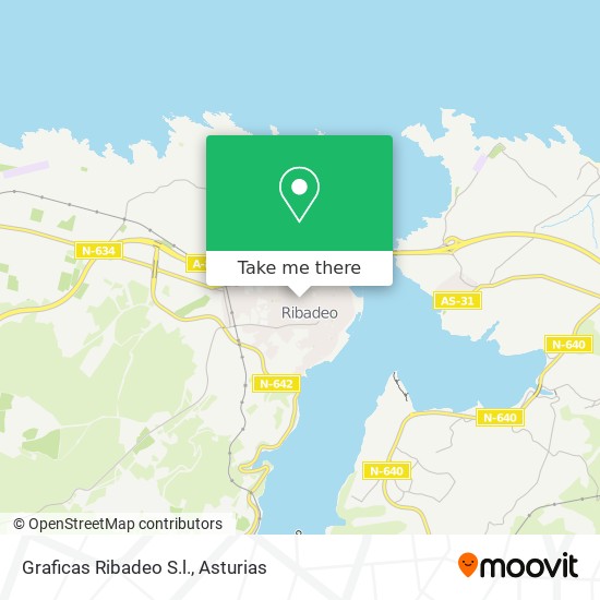 Graficas Ribadeo S.l. map