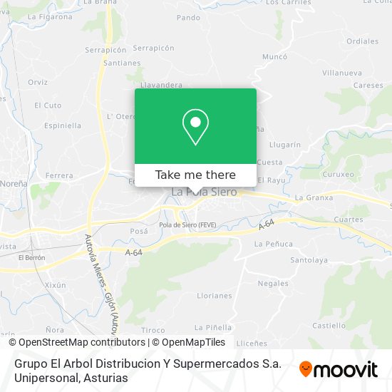 mapa Grupo El Arbol Distribucion Y Supermercados S.a. Unipersonal
