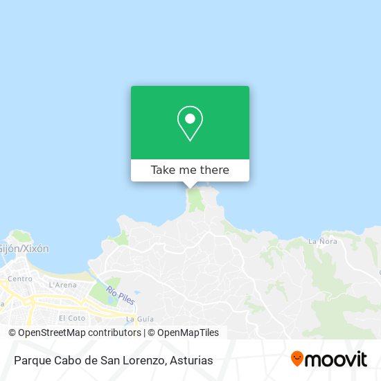 Parque Cabo de San Lorenzo map