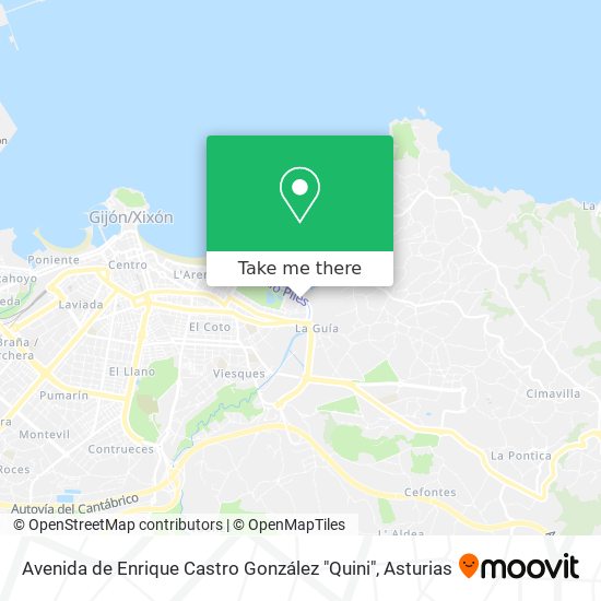 Avenida de Enrique Castro González "Quini" map