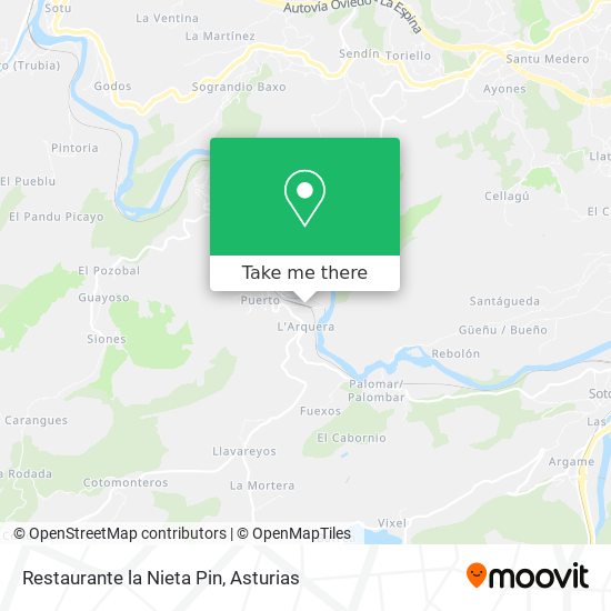 Restaurante la Nieta Pin map