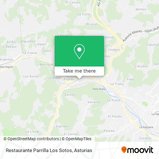 Restaurante Parrilla Los Sotos map
