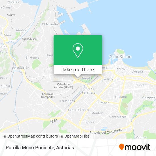Parrilla Muno Poniente map