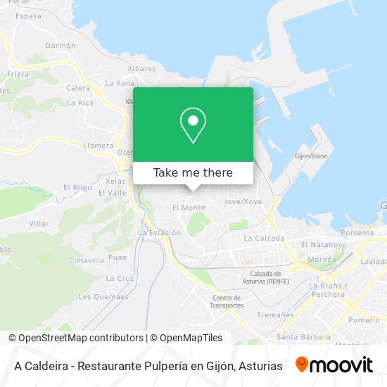 A Caldeira - Restaurante Pulpería en Gijón map