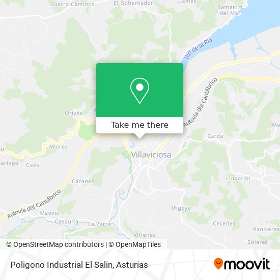 Poligono Industrial El Salin map