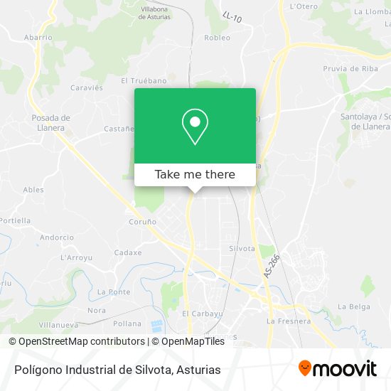 Polígono Industrial de Silvota map