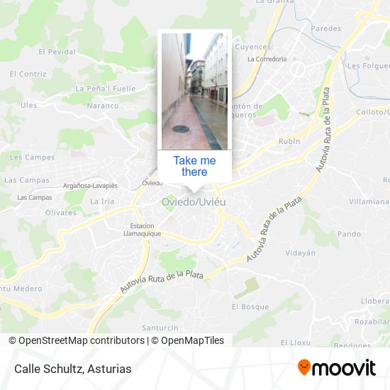 mapa Calle Schultz