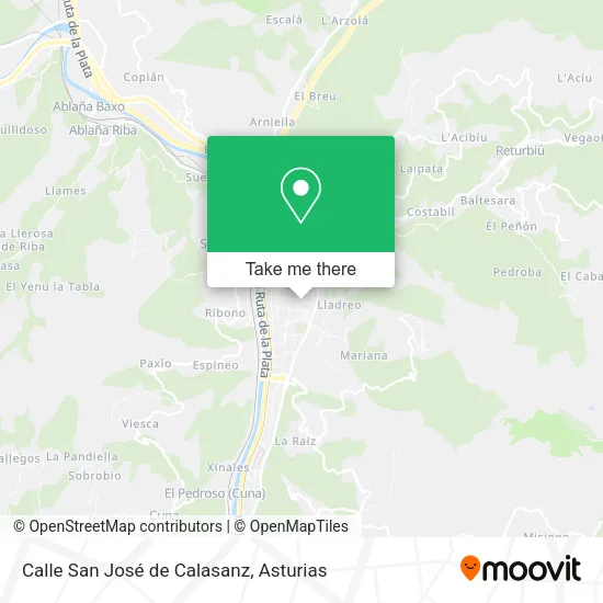 Calle San José de Calasanz map