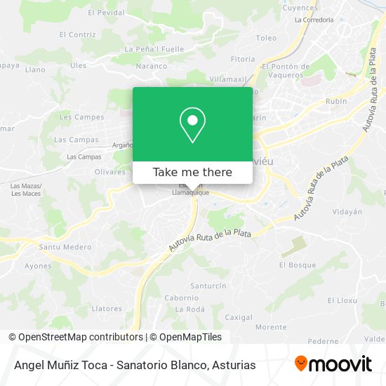 Angel Muñiz Toca - Sanatorio Blanco map