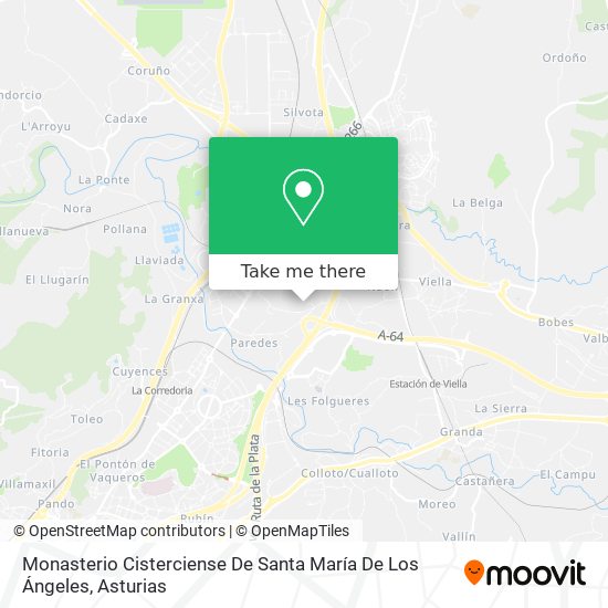 Monasterio Cisterciense De Santa María De Los Ángeles map