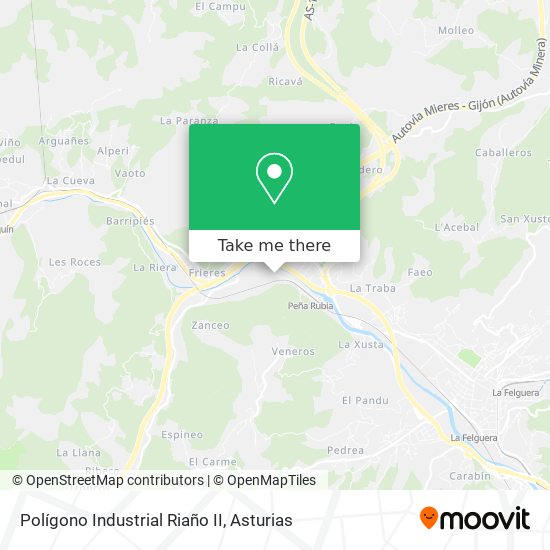 Polígono Industrial Riaño II map