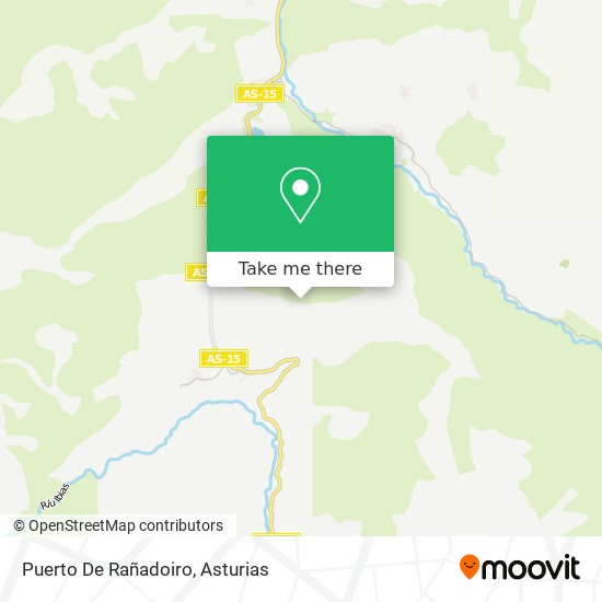 Puerto De Rañadoiro map