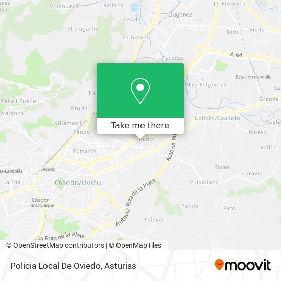 Policia Local De Oviedo map