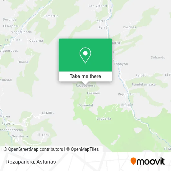 Rozapanera map
