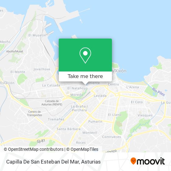 Capilla De San Esteban Del Mar map