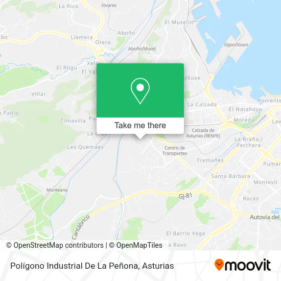 Polígono Industrial De La Peñona map
