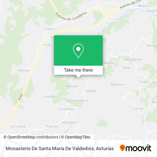 Monasterio De Santa María De Valdediós map