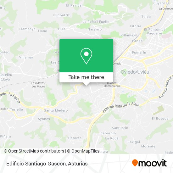 Edificio Santiago Gascón map