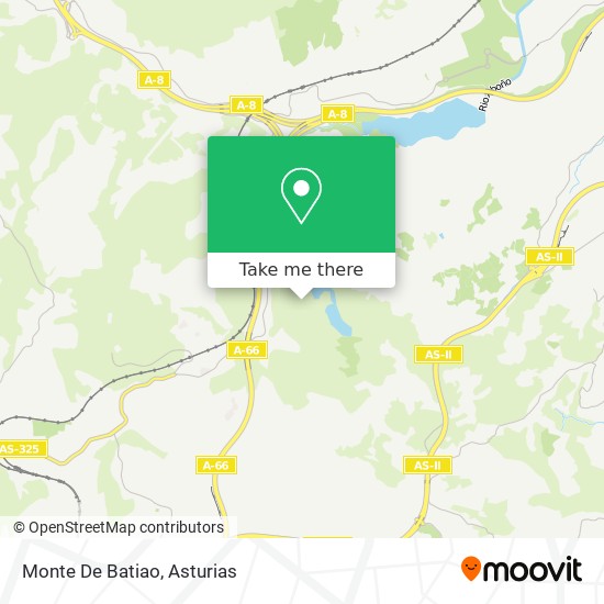 Monte De Batiao map