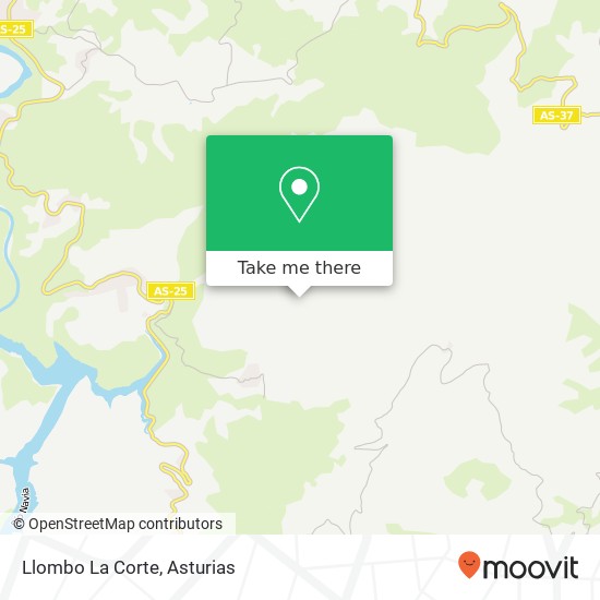 Llombo La Corte map