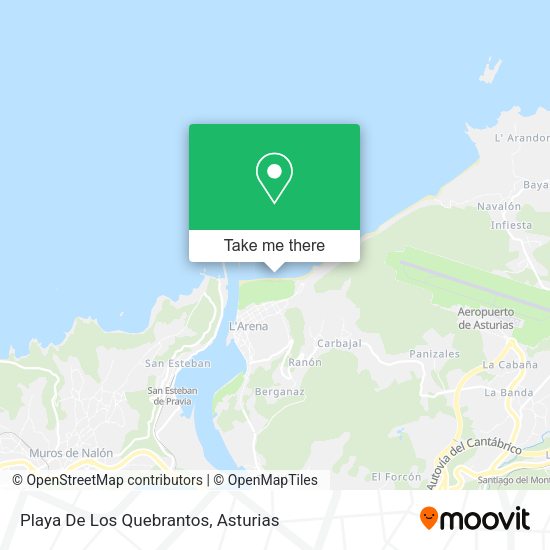 Playa De Los Quebrantos map