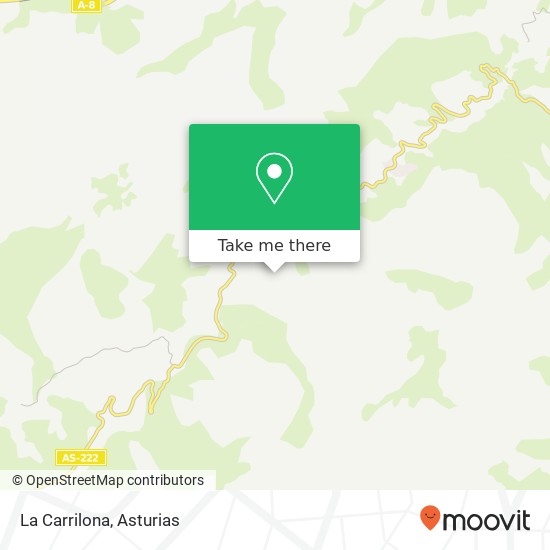 La Carrilona map