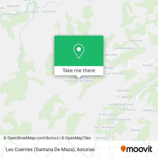 Les Cuerries (Santana De Maza) map
