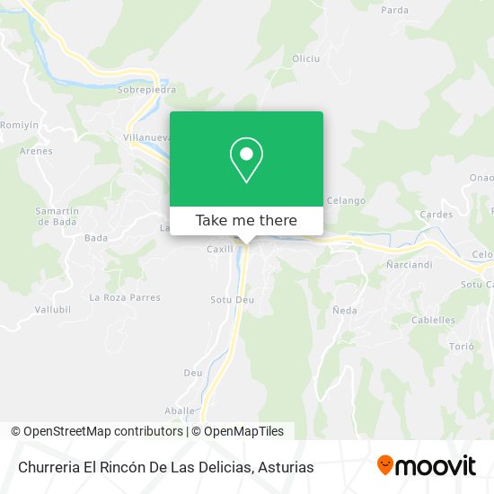 mapa Churreria El Rincón De Las Delicias