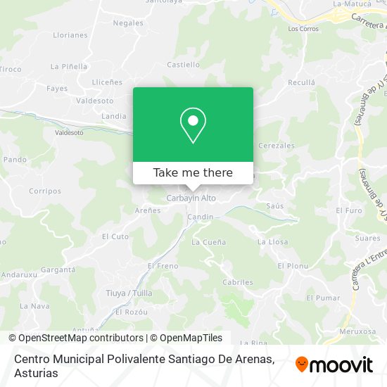 Centro Municipal Polivalente Santiago De Arenas map